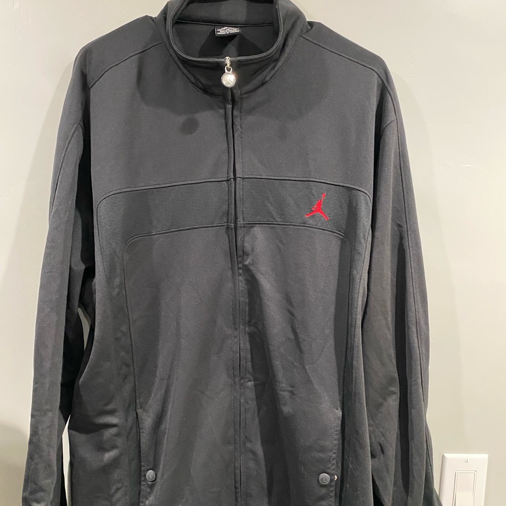 Jordan Mens Black Athletic Full Zip Jacket